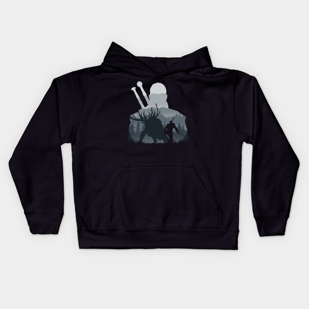 Hunter Kids Hoodie by ddjvigo